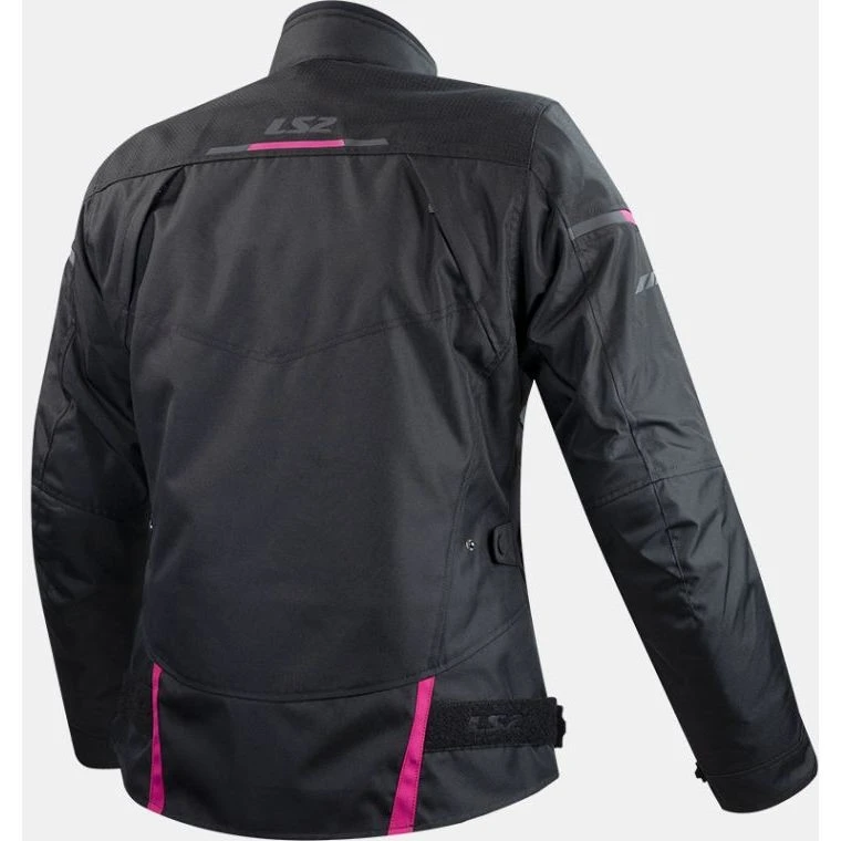 LS2 Endurance Lady Black Pink Motorcycle Jacket 4 LS2 Endurance Lady Black Pink Motorcycle Jacket - Image 2