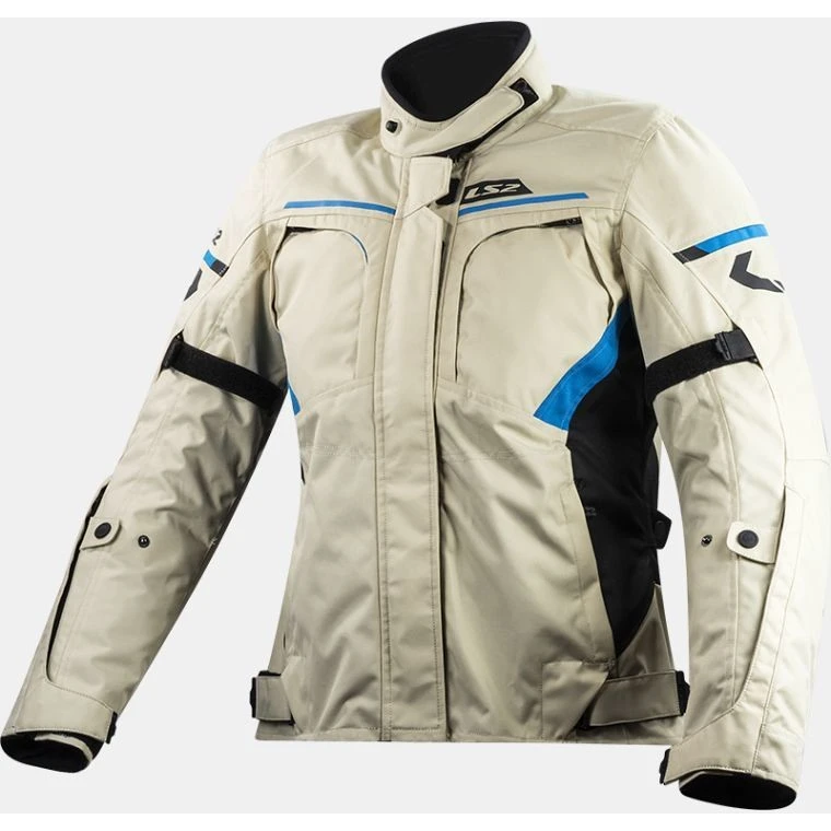 LS2 Endurance Lady Sand Black Blue Motorcycle Jacket 3 LS2 Endurance Lady Sand Black Blue Motorcycle Jacket