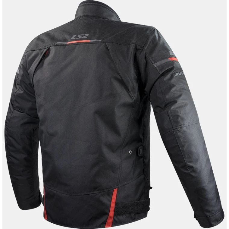 LS2 Endurance Man Black Red Technical Motorcycle Jacket 4 LS2 Endurance Man Black Red Technical Motorcycle Jacket - Image 2