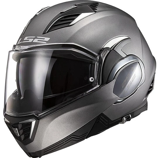 Ls2 FF900 VALIANT 2 Foldable Modular Helmet Solid Matt Titanium 3 Ls2 FF900 VALIANT 2 Foldable Modular Helmet Solid Matt Titanium