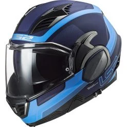 Ls2 FF900 VALIANT 2 Orbit Blue Modular Foldable Helmet Opaque Blue