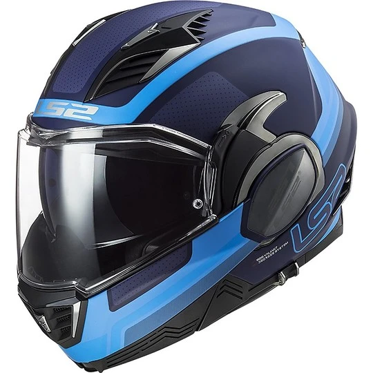 Ls2 FF900 VALIANT 2 Orbit Blue Modular Foldable Helmet Opaque Blue 3 Ls2 FF900 VALIANT 2 Orbit Blue Modular Foldable Helmet Opaque Blue