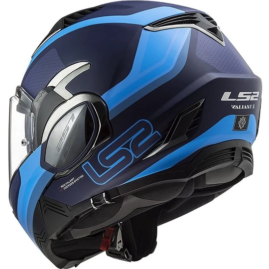Ls2 FF900 VALIANT 2 Orbit Blue Modular Foldable Helmet Opaque Blue 12 Ls2 FF900 VALIANT 2 Orbit Blue Modular Foldable Helmet Opaque Blue - Image 10