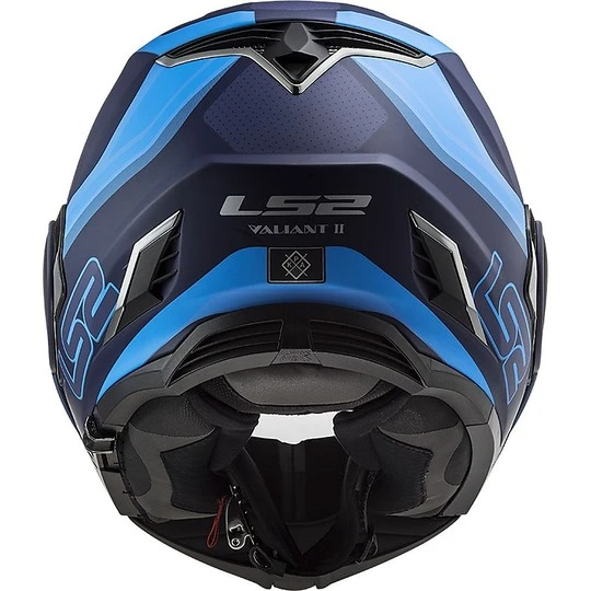 Ls2 FF900 VALIANT 2 Orbit Blue Modular Foldable Helmet Opaque Blue 14 Ls2 FF900 VALIANT 2 Orbit Blue Modular Foldable Helmet Opaque Blue - Image 12