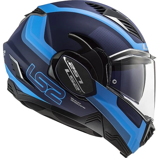 Ls2 FF900 VALIANT 2 Orbit Blue Modular Foldable Helmet Opaque Blue 15 Ls2 FF900 VALIANT 2 Orbit Blue Modular Foldable Helmet Opaque Blue - Image 13