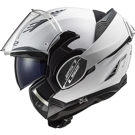 Ls2 FF900 VALIANT 2 Solid White Folding Modular Helmet 4 Ls2 FF900 VALIANT 2 Solid White Folding Modular Helmet - Image 2