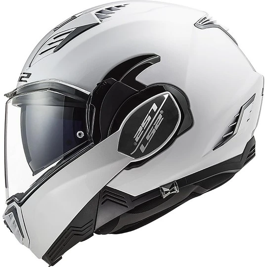 Ls2 FF900 VALIANT 2 Solid White Folding Modular Helmet 7 Ls2 FF900 VALIANT 2 Solid White Folding Modular Helmet - Image 5