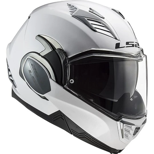 Ls2 FF900 VALIANT 2 Solid White Folding Modular Helmet 11 Ls2 FF900 VALIANT 2 Solid White Folding Modular Helmet - Image 9