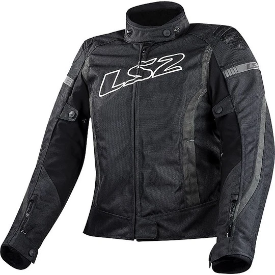 LS2 Gate Lady Sports Motorcycle Technical Jacket Black Dark Gray Certified 3 LS2 Gate Lady Sports Motorcycle Technical Jacket Black Dark Gray Certified