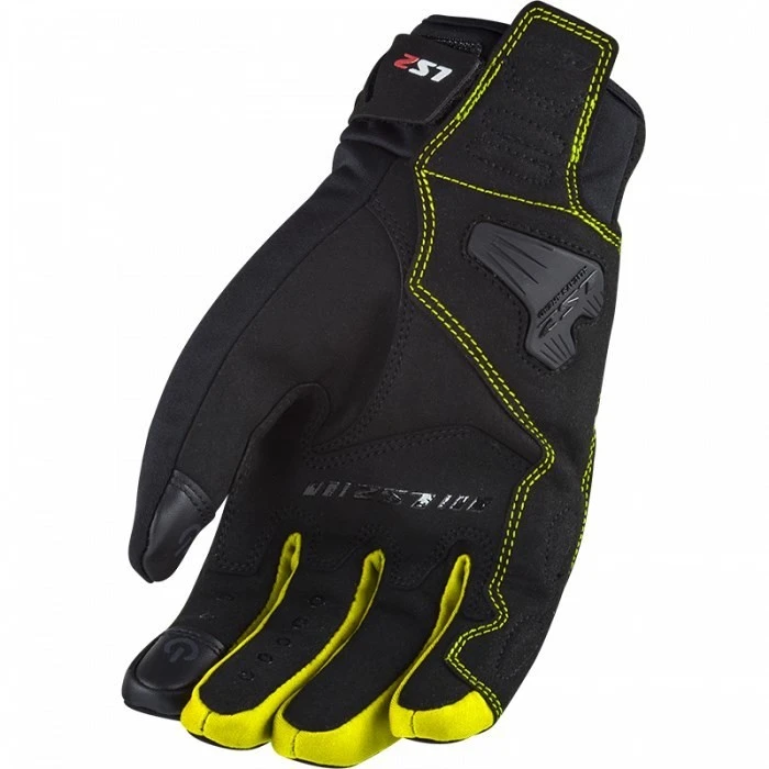 Ls2 Jet 2WP Mid Season Motorcycle Gloves Black Yellow 4 Ls2 Jet 2WP Mid Season Motorcycle Gloves Black Yellow - Image 2