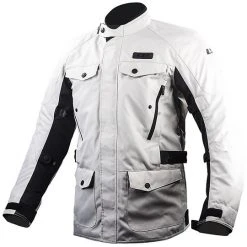 Ls2 Sales Shop 18 LS2 Metropolis Man WP Ligth Gray Technical Motorcycle Jacket Certified