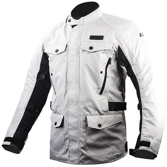 LS2 Metropolis Man WP Ligth Gray Technical Motorcycle Jacket Certified 3 LS2 Metropolis Man WP Ligth Gray Technical Motorcycle Jacket Certified