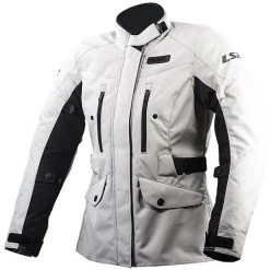 Ls2 Sales Shop 10 LS2 Metropolis Technical Motorcycle Jacket WP Ligth Gray Certified