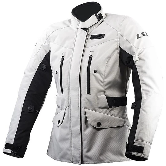 LS2 Metropolis Technical Motorcycle Jacket WP Ligth Gray Certified 3 LS2 Metropolis Technical Motorcycle Jacket WP Ligth Gray Certified