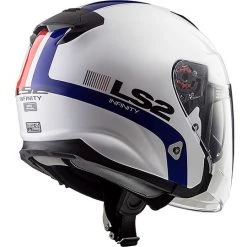 Ls2 Sales Shop -Ls2 Sales Shop ls2 moto jet helmet of521 infinity smart white red blue 44911