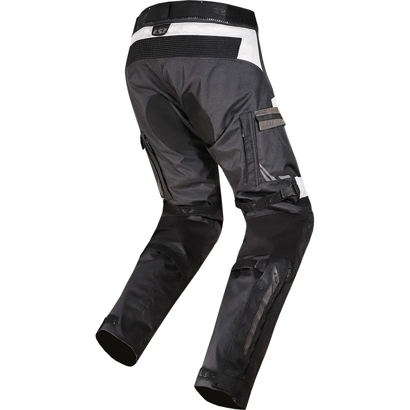 LS2 Norway Triple Layer Black Gray Fabric Motorcycle Pants 4 LS2 Norway Triple Layer Black Gray Fabric Motorcycle Pants - Image 2