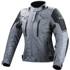 LS2 Serra Evo Lady Technical Motorcycle Sport Jacket Gray Certified
