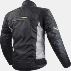 Ls2 Shadow Man Black Titanium Yellow Technical Motorcycle Jacket -Ls2 Sales Shop ls2 shadow man black titanium yellow technical motorcycle jacket 126922
