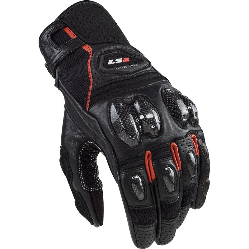Ls2 Spark 2 CE Black Red Summer Leather Motorcycle Gloves 3 Ls2 Spark 2 CE Black Red Summer Leather Motorcycle Gloves