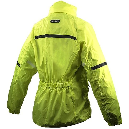 LS2 Split Rain Suit Tonic Man Black Yellow Fluo 4 LS2 Split Rain Suit Tonic Man Black Yellow Fluo - Image 2