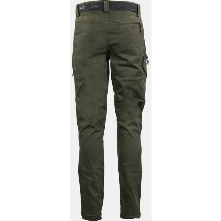 LS2 Straigth Man Olive Green Fabric Motorcycle Pants 4 LS2 Straigth Man Olive Green Fabric Motorcycle Pants - Image 2