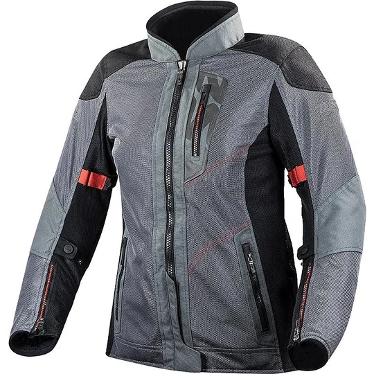 LS2 Summer Technical Motorcycle Jacket Alba Lady Dark Gray Certified 3 LS2 Summer Technical Motorcycle Jacket Alba Lady Dark Gray Certified