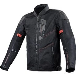 LS2 Summer Technical Motorcycle Jacket Alba Man Black Certified