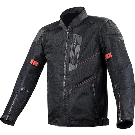 LS2 Summer Technical Motorcycle Jacket Alba Man Black Certified 3 LS2 Summer Technical Motorcycle Jacket Alba Man Black Certified