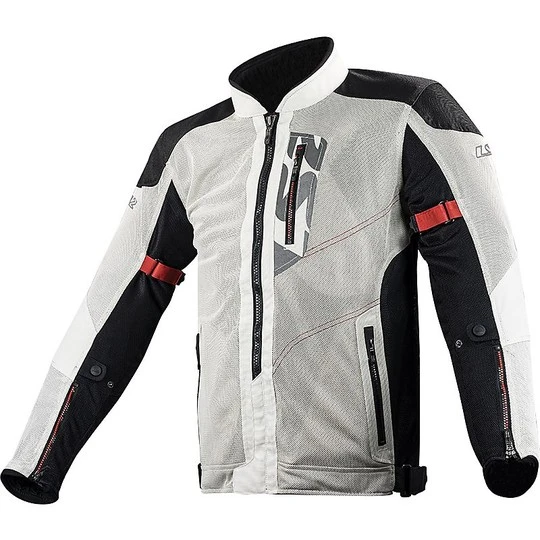 LS2 Summer Technical Motorcycle Jacket Alba Man Light Gray Certified 3 LS2 Summer Technical Motorcycle Jacket Alba Man Light Gray Certified