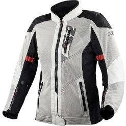 LS2 Summer Technical Motorcycle Lady Alba Jacket Light Gray Certified