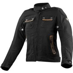 LS2 Technical Motorcycle Sports Jacket Bullet Lady Black Vintage Certificate