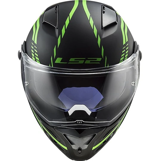 Modular Motorcycle Helmet Approved P / J Ls2 FF324 METRO EVO FireFly Black Fluo Green 14 Modular Motorcycle Helmet Approved P / J Ls2 FF324 METRO EVO FireFly Black Fluo Green - Image 12