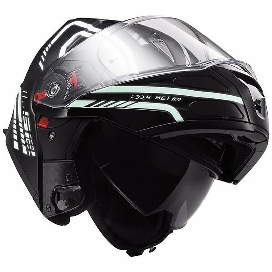 Modular Motorcycle Helmet LS2 FF324 Metro EVO FIREFLY Black Opaco Light 5 Modular Motorcycle Helmet LS2 FF324 Metro EVO FIREFLY Black Opaco Light - Image 3
