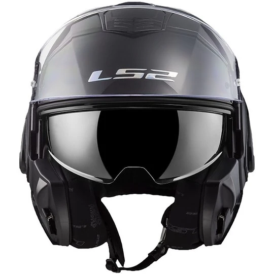 Modular Motorcycle Helmet With LS2 FF399 VALIANT Tilt Shift Luminous Black 8 Modular Motorcycle Helmet With LS2 FF399 VALIANT Tilt Shift Luminous Black - Image 6
