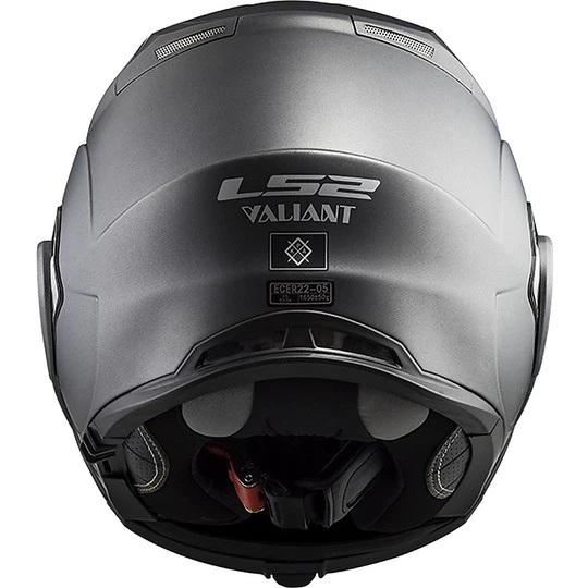 Modular Motorcycle Helmet With LS2 FF399 VALIANT Tilted Menton Muddy Titanium 7 Modular Motorcycle Helmet With LS2 FF399 VALIANT Tilted Menton Muddy Titanium - Image 5