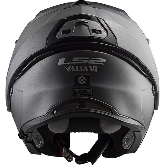 Modular Motorcycle Helmet With LS2 FF399 VALIANT Tilted Menton Muddy Titanium 12 Modular Motorcycle Helmet With LS2 FF399 VALIANT Tilted Menton Muddy Titanium - Image 10