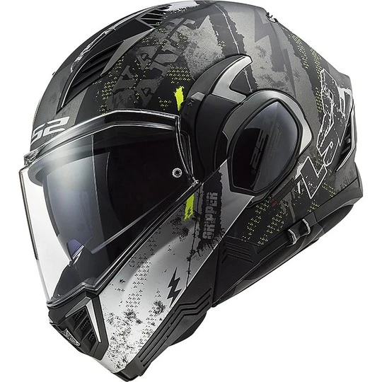 Modular Tipper Helmet Ls2 FF900 VALIANT 2 Gripper Titanium Matt 4 Modular Tipper Helmet Ls2 FF900 VALIANT 2 Gripper Titanium Matt - Image 2