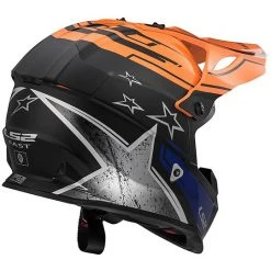 Moto Cross Enduro Helmet LS2 MX437 Fast Core Matt Black Orange 5 Moto Cross Enduro Helmet LS2 MX437 Fast Core Matt Black Orange -Ls2 Sales Shop moto cross enduro helmet ls2 mx437 fast core matt black orange 31492