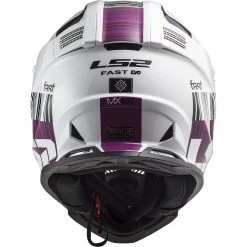 Moto Cross Enduro Helmet Ls2 MX437 Fast Mini XCODE White Purple 10 Moto Cross Enduro Helmet Ls2 MX437 Fast Mini XCODE White Purple -Ls2 Sales Shop moto cross enduro helmet ls2 mx437 fast mini xcode white purple 107001
