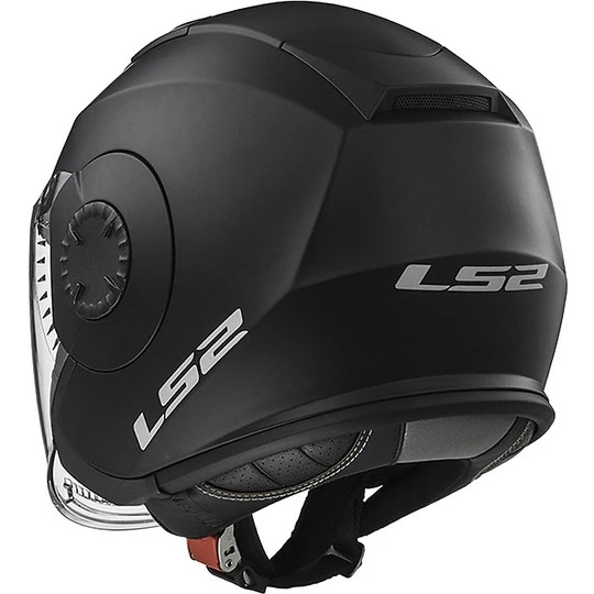 Moto Jet Helmet LS2 OF570 Towards Double Visor Mat Black 6 Moto Jet Helmet LS2 OF570 Towards Double Visor Mat Black - Image 4