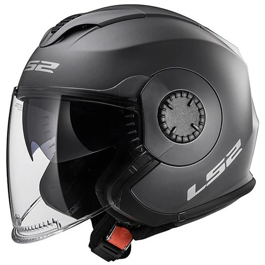 Moto Jet Helmet LS2 OF570 Towards Double Visor Matte Titanium 3 Moto Jet Helmet LS2 OF570 Towards Double Visor Matte Titanium