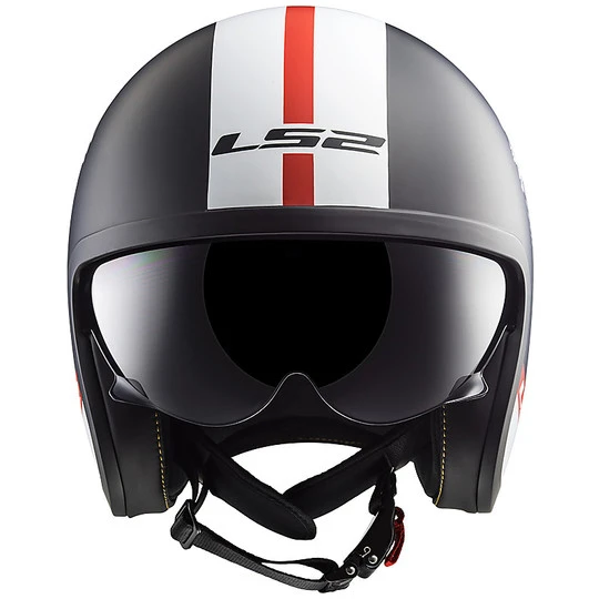 Moto Jet Helmet LS2 OF599 SPITFIRE INKY Black Opaco 10 Moto Jet Helmet LS2 OF599 SPITFIRE INKY Black Opaco - Image 8