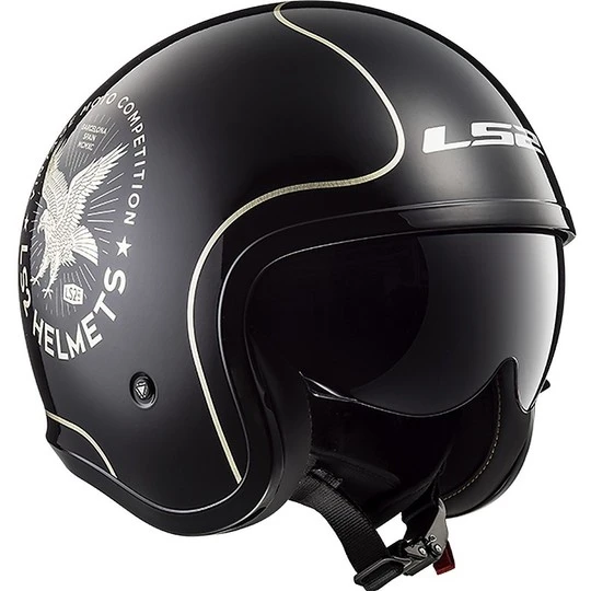 Moto Jet Helmet LS2 SPITFIRE OFF599 Black Flier 9 Moto Jet Helmet LS2 SPITFIRE OFF599 Black Flier - Image 7