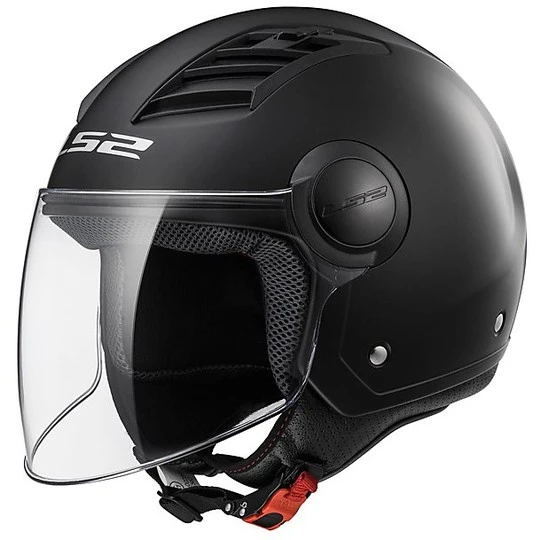 Moto Jet Helmet OF562 Ls2 Airflow Long Visor With Long Black Matte 3 Moto Jet Helmet OF562 Ls2 Airflow Long Visor With Long Black Matte