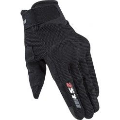 Motorcycle Gloves For Woman In Perforated Fabric Ls2 RAY Lady Black CE