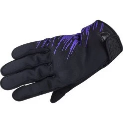 Motorcycle Gloves For Women In Waterproof Fabric Ls2 JET Black Purple CE -Ls2 Sales Shop motorcycle gloves for women in waterproof fabric ls2 jet black purple ce 96917
