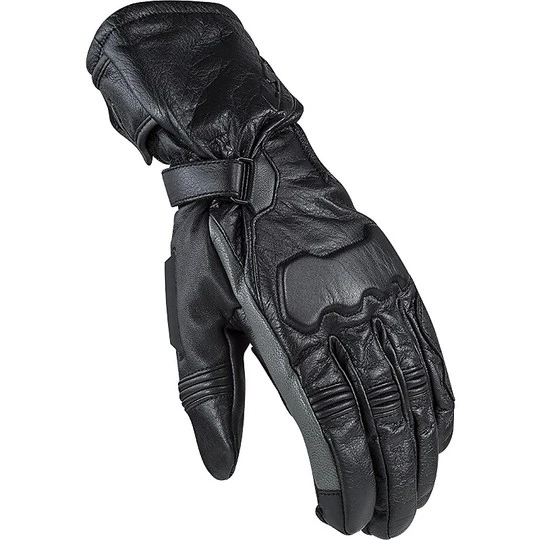 Motorcycle Gloves In Leather Certified CE Ls2 ONYX Black 3 Motorcycle Gloves In Leather Certified CE Ls2 ONYX Black