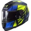 Motorcycle Helmet HPFC LS2 FF397 VECTOR Kripton Blue Yellow Matt -Ls2 Sales Shop motorcycle helmet hpfc ls2 ff397 vector kripton blue yellow matt 64426