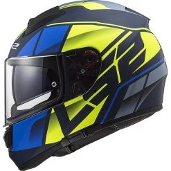 Motorcycle Helmet HPFC LS2 FF397 VECTOR Kripton Blue Yellow Matt -Ls2 Sales Shop motorcycle helmet hpfc ls2 ff397 vector kripton blue yellow matt 66819