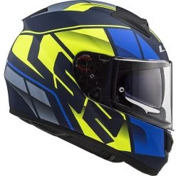 Motorcycle Helmet HPFC LS2 FF397 VECTOR Kripton Blue Yellow Matt -Ls2 Sales Shop motorcycle helmet hpfc ls2 ff397 vector kripton blue yellow matt 66822